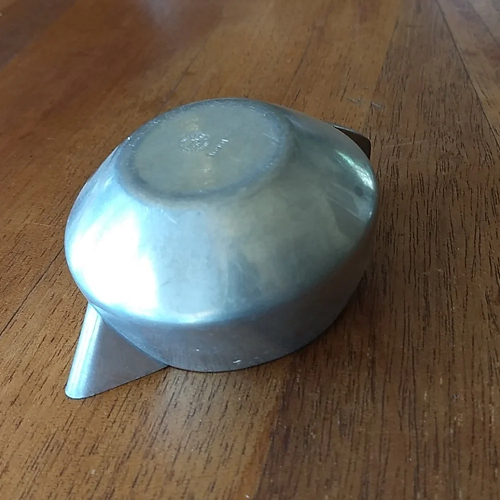 Pewter Sugar Bowl and Creamer Set